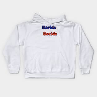 Florida University Colors Design Kids Hoodie